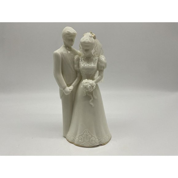 San Francisco Music Box Company Vintage Musical Bride & Groom Porcelain Figure - Picture 9 of 16